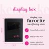 Nora Fleming Display Case for Collectable Minis - Mini Organizer and Storage - Clear Acrylic Front and Durable Frame - Decorative Shadow Box with Sleek Closure - 8" x 10" x 3" - M4