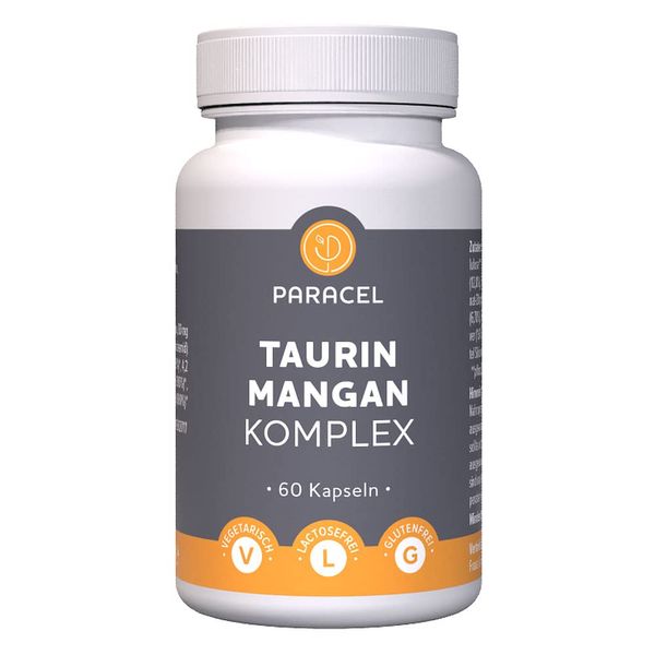 Paracel Taurine Manganese Complex Capsules Pack of 60