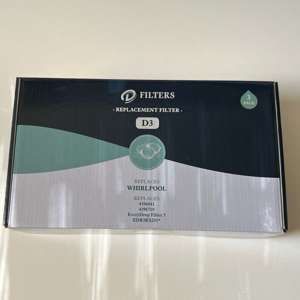 D Filters D3 Replacement Filters Refrigerator Replacement Filters WP New