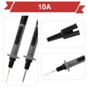 Gosknor Multimeter Test Leads Kit, Includes Alligator Clips 4mm Stackable Banana Plugs & Sharp Probes Replaceable Wires for Digital Tester Meter Multimeters Circuit Testing & Electrical Measurements