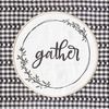DII Kitchen Collection, Cotton, Black, Dishtowel Set, 18x28