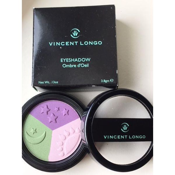 NIB Vincent Longo Trio Eyeshadow CHARM SPLENDOR ~ Green Plum Lavender