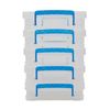 Super Stacker Document Boxes - Clear, 5 Pack - Perfect for Organizing & Storing!