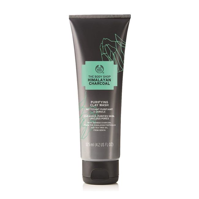 The Body Shop Himalayan Charcoal Purifying Clay Wash For Women 4.2 oz Cleanser