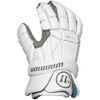 Warrior Evo Lacrosse Gloves, White, (2023 Model) (Medium, 12")