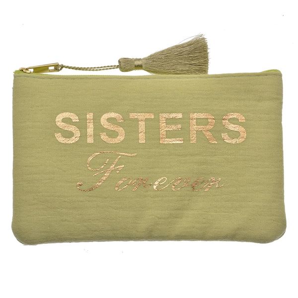 Clayre & Eef Women's Toiletry Bag 17 x 11 cm Green Synthetic, Green