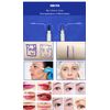Tattoo Pen Permanent & Microblading Ruler, Skin Marker Pen for Eyebrows (Double Nib)