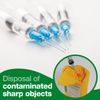 Safety First Aid HypaClean 0.25L Sharp Object Bin