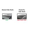 BRIGHTLINES 53" All Black Universal Crossbars Compatible with Raised Side Rails