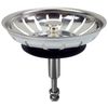 Kitchen Basin Drain Sink Waste Strainer Plug Steel with Adjustable Height