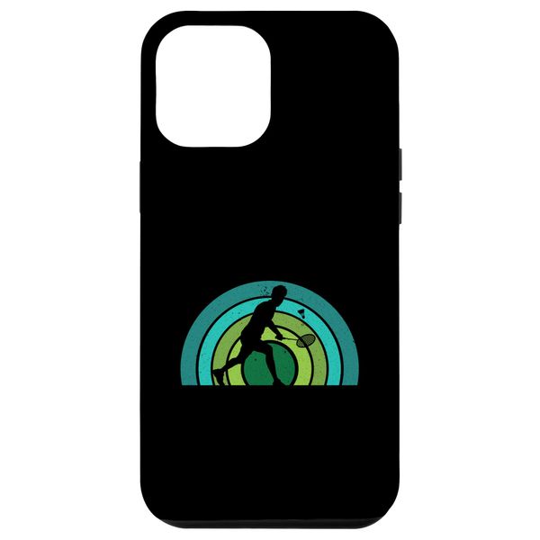 iPhone 14 Pro Max Badminton Racket Set Sunset Bamdinton Player Shuttlecock Smartphone Case