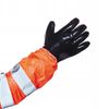 Dupont Tyvek-500Hv_M Protective Coverall, Orange, Medium Size