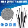 30PCS Drawstring Cords Replacement Drawstrings, 57 Inch Replacement Drawstring with 3 Pieces Drawstring Threader Tool, Reusable Drawstring for Sweatpants Shorts Pants Jackets Coats