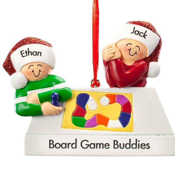 Custom Board Game Family Ornament