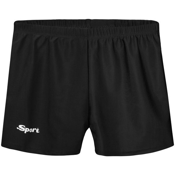 Aomig Badehose Jungen Badeshorts Jungen Schwimmhose, Schnelltrocknend, Trocknende Schwarze Boardshorts für Kinder, Resort Swim Shorts mit Taschen und Verstellbarem Kordelzug(10 Yards)