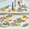 Danish 9.5" Low Stock Pot with Lid, Nonstick Ceramic Coating Multi Casserole