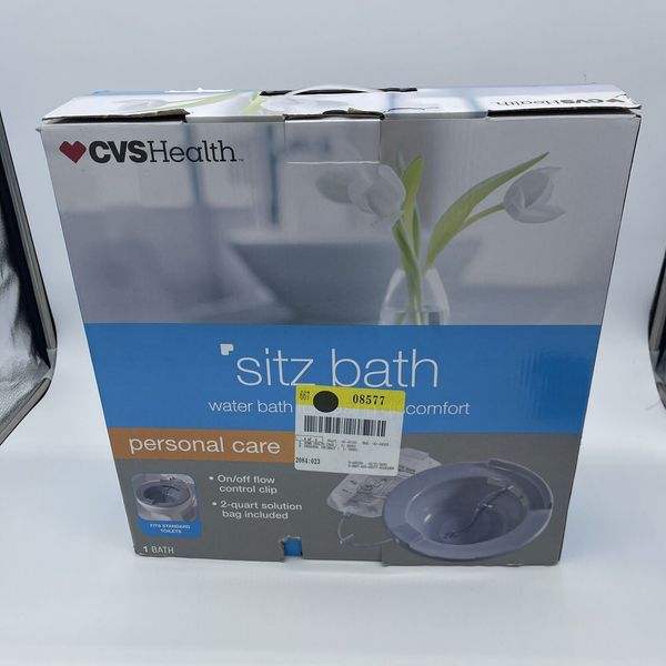 Medical Sitz Bath With On/Off Flow Control Clip & Solution Bag CVS Health