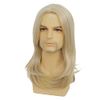 Mens Long Blonde Wig Long Straight Wig for Men Middle Part Synthetic Heat Resistant Hair Wigs for Daily Party Costume Halloween