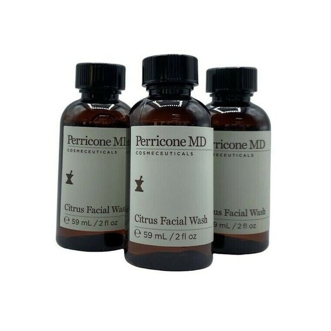 Perricone MD Citrus Facial Wash 3 PACK - 6 Oz / 177 mL