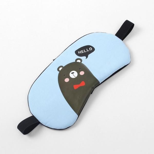 Good Night Character Sleeping Mask (Bear) Hot and Cold Compressing Eye Mask