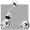 Shower Faucet 2-Acrylic Handle Chrome