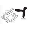 WRS 1-13/16" Extruded Spring Sash Lift - Black