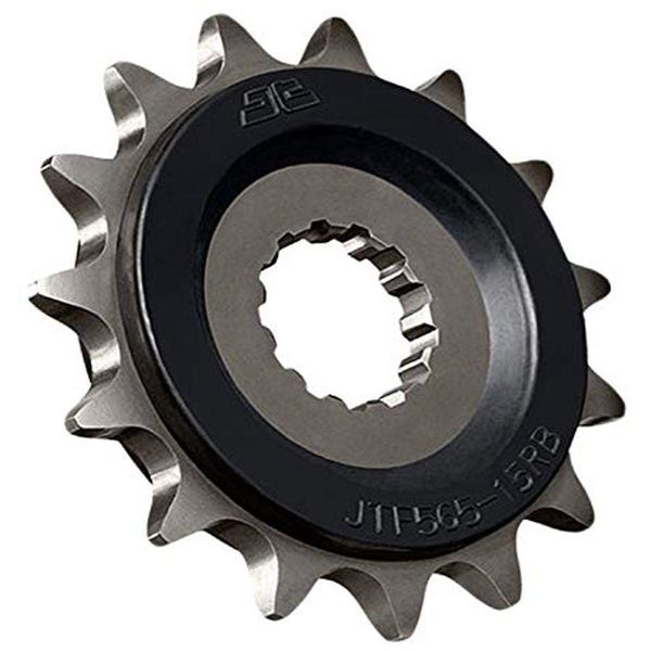 JT Sprockets JTF1180.18RB 18 Tooth Rubber Cushioned Front Countershaft Sprocket, Single