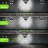SOLARSUN Solar Lights Outdoor 3 Modes/270° Lighting Angle Motion Sensor Lights