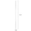 Party Essentials Disposable Plastic Drinking Straws, 10.25" Giant/300 Count, Individually Wrapped Clear