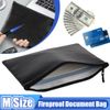 2000℉ Upgrade Fire Proof money Bag Fireproof Document Pouch Waterproof Safe Cash
