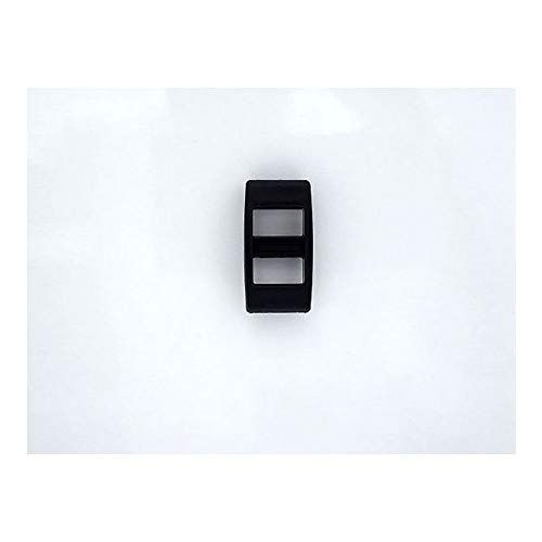 NIFCO AJ10 Plastic Adjuster Set of 10, Black, 0.4 inch (10 mm) Width, Belt Length Adjustment, Etc, Black