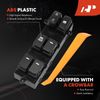 A-Premium Master Power Window Switch Compatible with Kia Optima 2011 2012 2013, Only Auto Dwon, Front Left Driver Side