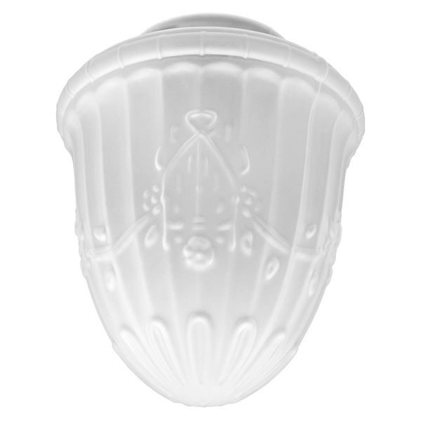 8 1/4" Etched Pendant Shade With 4" Fitter