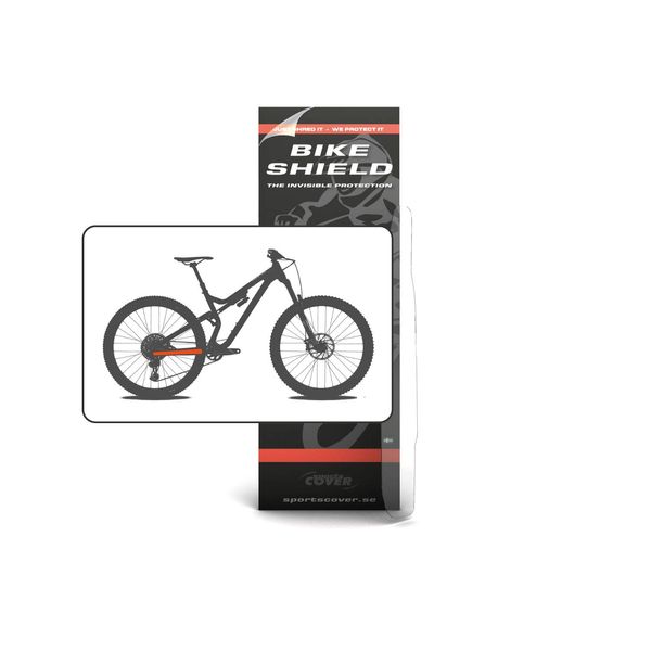 Bike Shield Chainstay Shield Protection, Transparent Gloss
