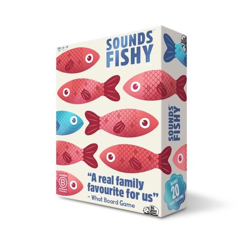 Sounds Fishy Board Game: The Fast-Thinking, Bluffing Family Game for Kids 10+ and Adults | Best New Board Games