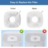 8 Pack Replacement Filters & 8 Pack Replacement Pre-Filter Sponges for Veken