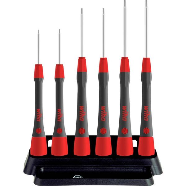 Wiha 263PK601 PicoFinish 6-Piece Precision Screwdriver Set with Hex Head