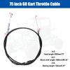 CMIYETO 75" Throttle Cable -Straight End for VM22 VM24 - PZ27