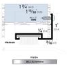 Door Bottom Sweep Pile Brush Seal (#7451) (36")