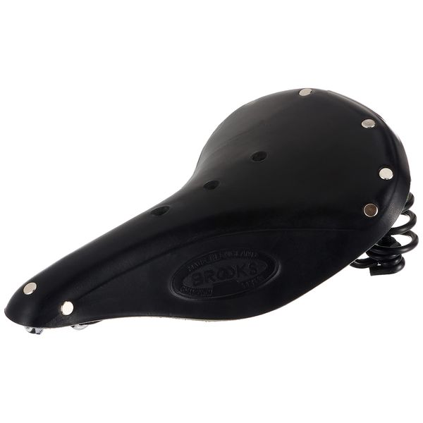 Brooks Saddles Flyer Bicycle Saddle (Men's, Black Steel Rails, Black )