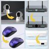 4 Pcs LED Blocking Stickers – Black EVA, Black PVC, White & Silver Light Blocking Covers for Electronics & Appliances | Light Blocking, Universal Fit