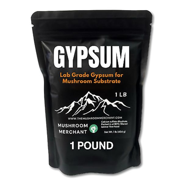 Gypsum Powder for Mushroom Substrate | Lab Grade | Packed in a Hepa-Filtered Fac