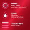Durex Thin Feel Ultra Thin Condoms 12 pk