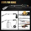 1.2M BTU Propane Weed Torch Kit, Dual-Mode Hose, Safe Multi-Tank Design