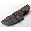 Dark Brown Thick Leather Tracker Sheath Blade Knife Blanks Knives Case Large Big