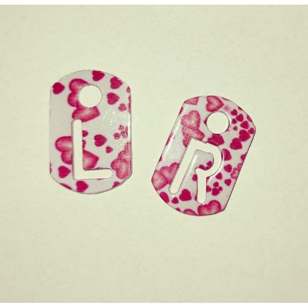 Radiography Tablet Markers (Pink Hearts Design) for Radiographers