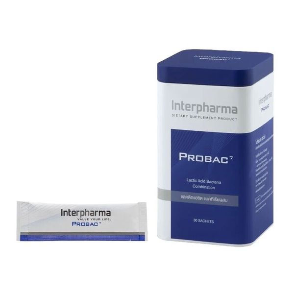 PROBAC-7 PROBIOTIC  balancing the intestines To restore  system 30 sachets