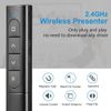Powerpoint Clicker for Presentation, 2.4GHz Wireless Presenter Remote Presentation Pointer PPT Clicker Slide Advancer Computer Clicker Support Hyperlink Volume
