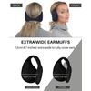 Basic Sense 2PCS Extra Wide Plain Earmuff, Navy-Navy