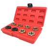 8Pcs Metric Thread Restorer Kit Thread Restorer Tap & Die Set Spindle Rethreading Tool for Cleaning and Changing Lines